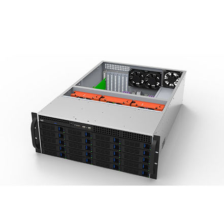 chasis caliente del intercambio del estante 4U 20 servidores montados en rack del almacenamiento del chasis del servidor de la caja del servidor de las bahías
